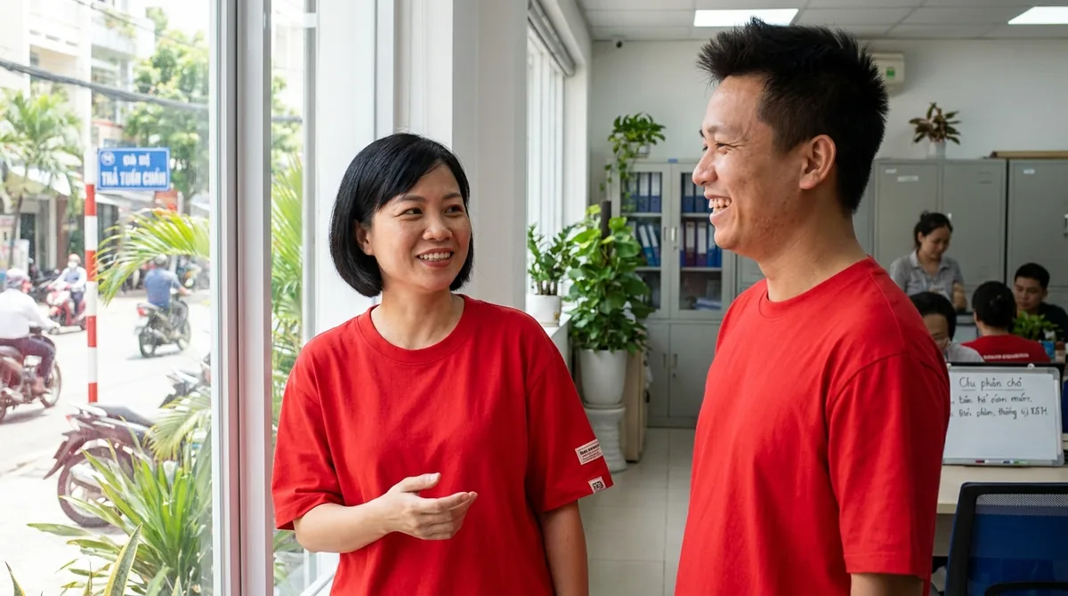 áo thun cổ tròn đồng phục - 2