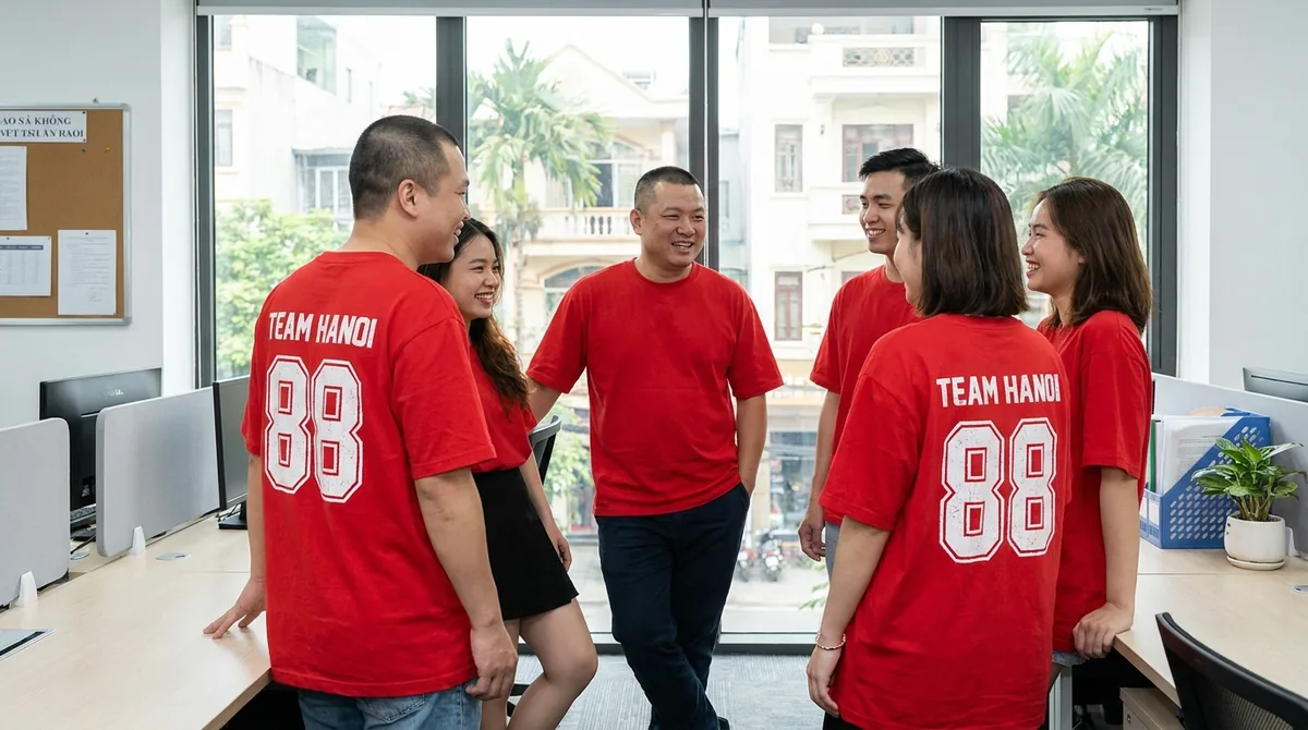 áo thun đồng phục teambuilding - 3
