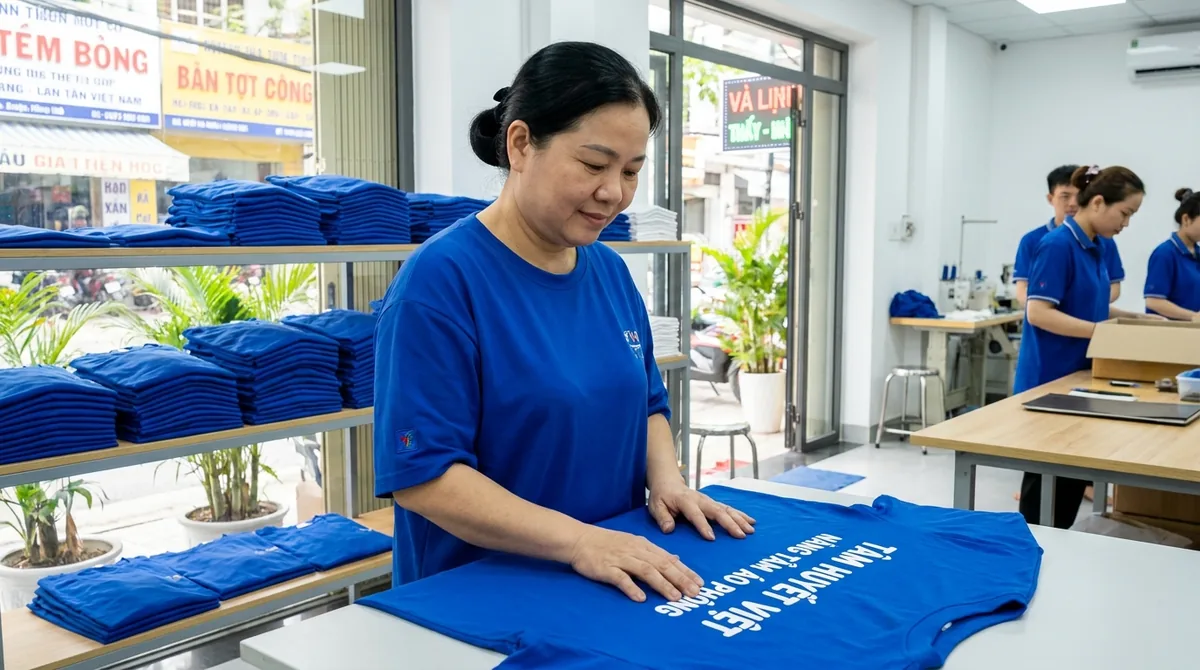 in áo thun đồng phục tphcm - 4