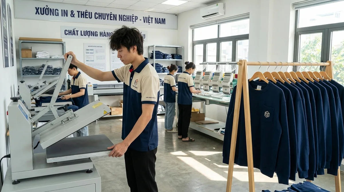 in logo thêu sắc nét