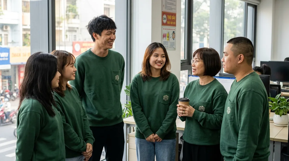 may áo thun đồng phục công nhân
