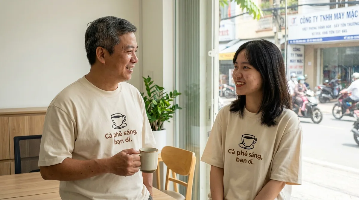may đồng phục nhân viên