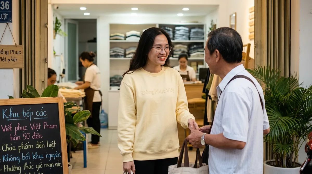 may đồng phục quán cà phê - 4