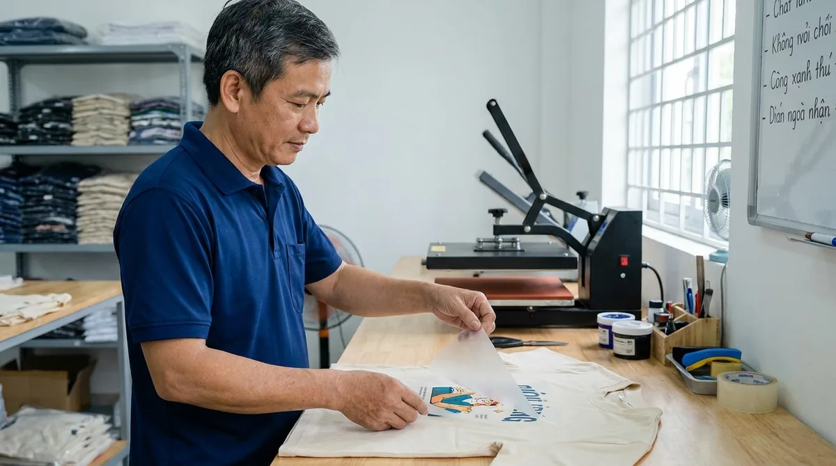xưởng in áo thun theo yêu cầu
