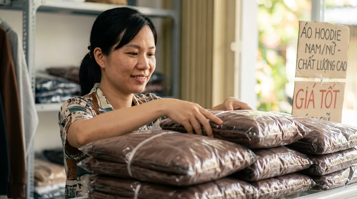xưởng may áo - 2