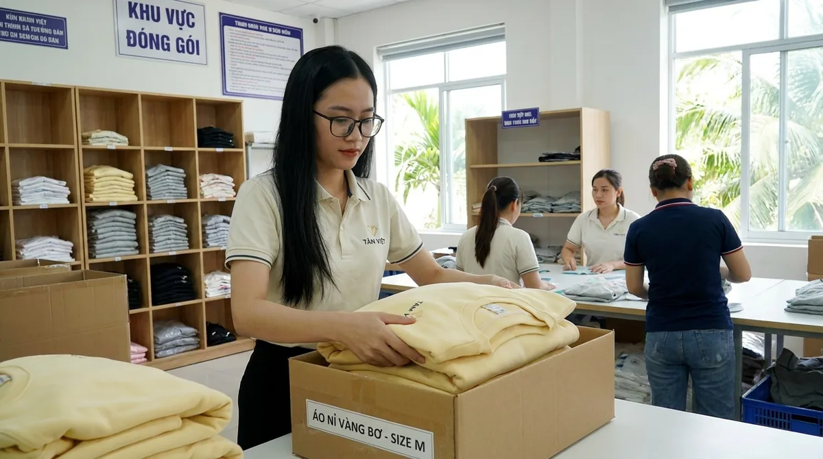 xưởng may áo - 4