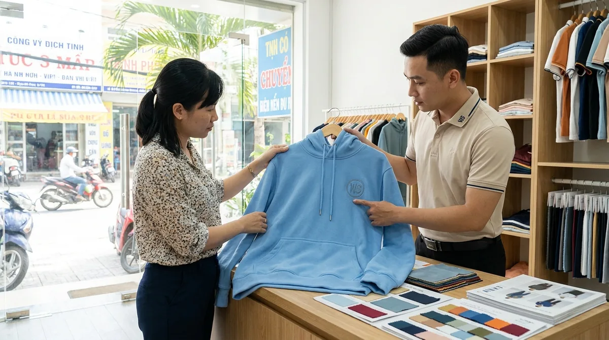 xưởng may áo thun đồng phục - 2