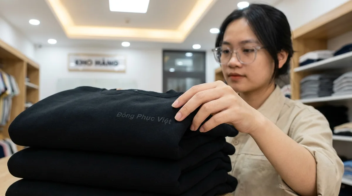 xưởng may áo thun đồng phục - 4