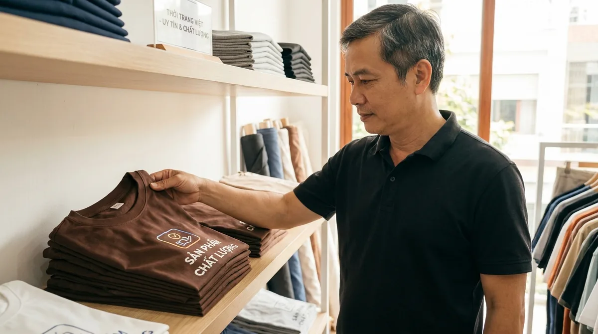 xưởng may áo thun local brand
