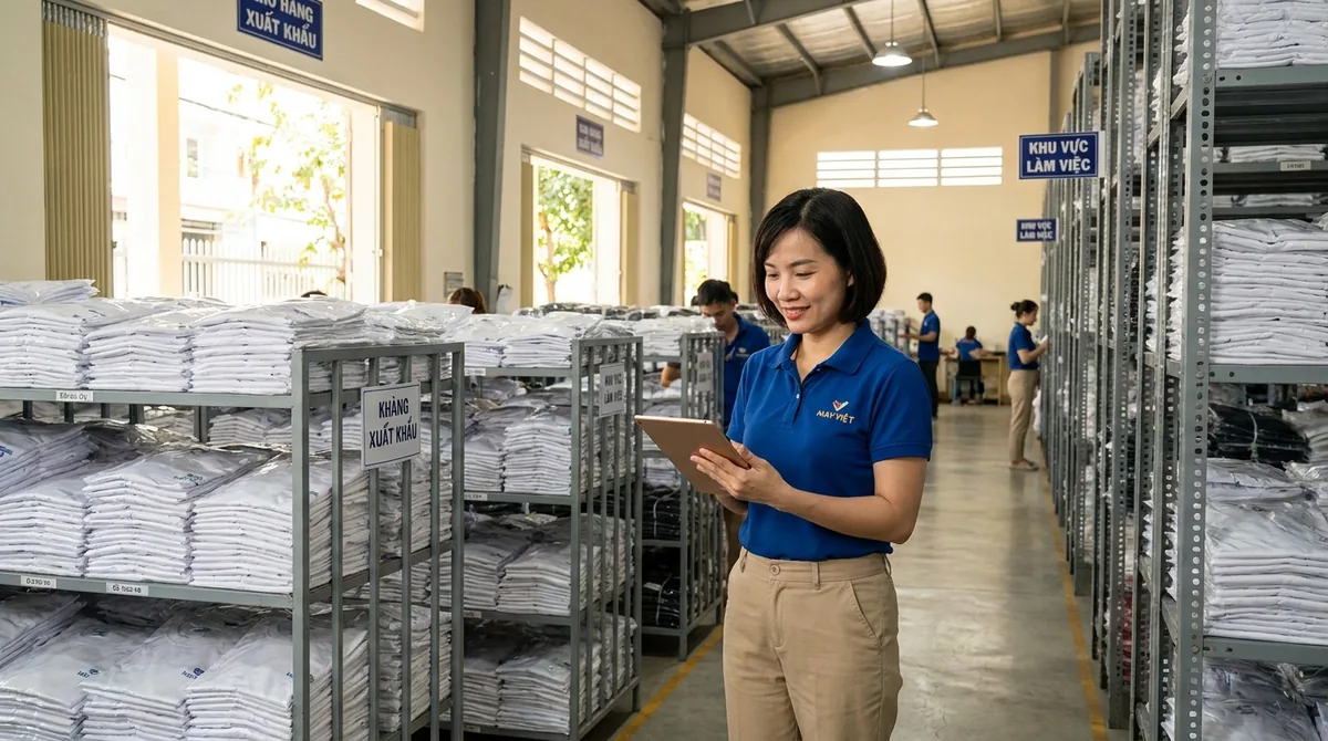 xưởng may áo thun local brand - 2