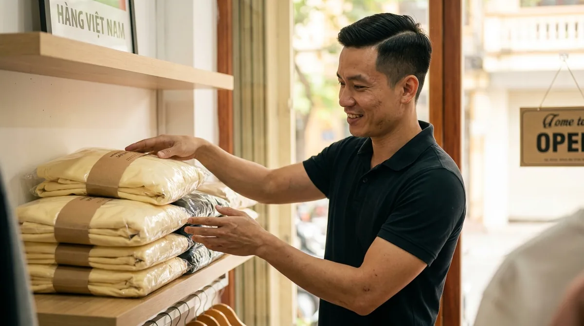 xưởng may áo thun local brand - 3
