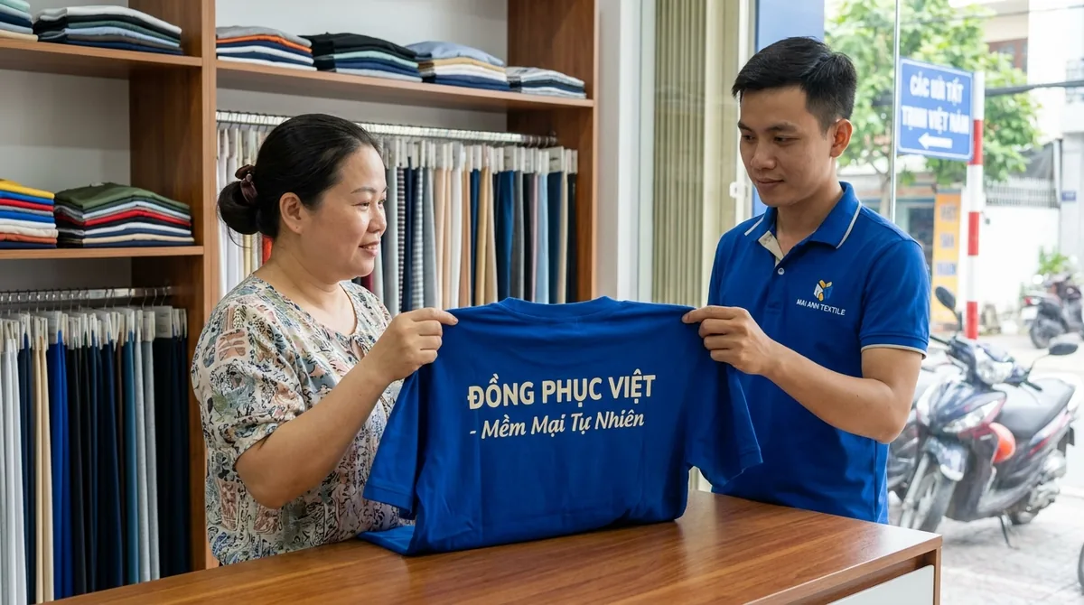 xưởng may áo thun local brand - 4